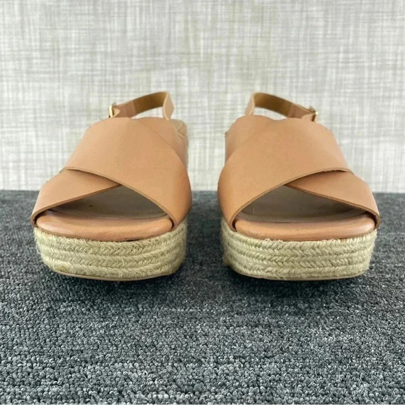 Torrid Leather Crisscross Ankle buckle Platform Sandals Women's Size 9W. 2180 - Picture 8 of 12